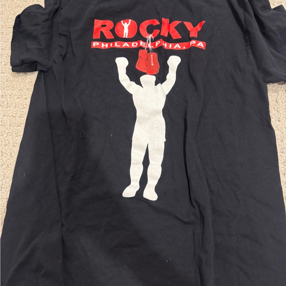 Source Unknown Black Rocky Tee